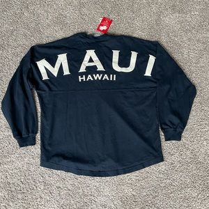 Maui Hawaii, dark blue, size L, long sleeve jersey. 🌴 New with tags!! 🏄‍♂️🌴.